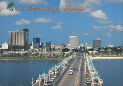 St. Petersburg, Florida Skyline from The Pier Postcard