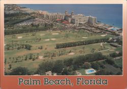 Palm Beach, Florida - Golf Course and Coastal Resorts Postcard
