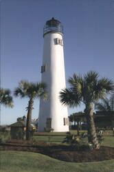 Cape St. George Light, St. George Island Postcard