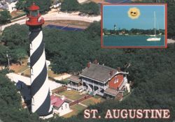 St. Augustine Lighthouse and Museum Postcard