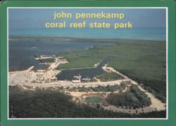 John Pennekamp Coral Reef State Park, Aerial View Postcard