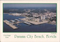 Downtown Panama City Beach, Florida Postcard