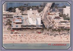 Oceanside Holiday Inn, Ft. Lauderdale Beach Postcard