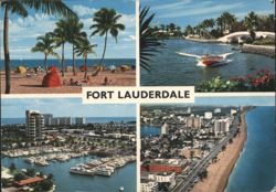 Fort Lauderdale, Florida - Multi-View Postcard