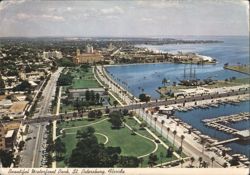 St. Petersburg Waterfront Park, Vinoy Hotel, Tampa Bay Postcard