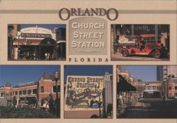Church Street Station, Orlando, Florida Postcard