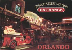 Church Street Station Exchange, Orlando Postcard