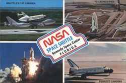 NASA Space Shuttle, Kennedy Space Center, Florida Postcard