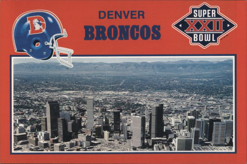 Denver Broncos Super Bowl XXII, Denver Skyline Colorado