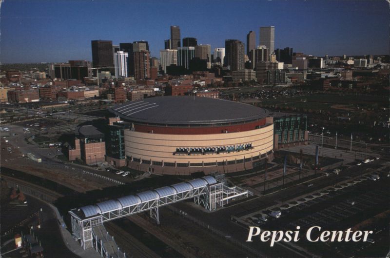 Pepsi Center Arena, Denver Skyline Colorado Jackie Shumaker