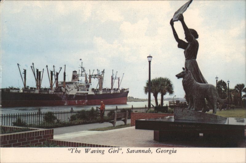The Waving Girl Statue, Savannah Georgia Don Ceppi