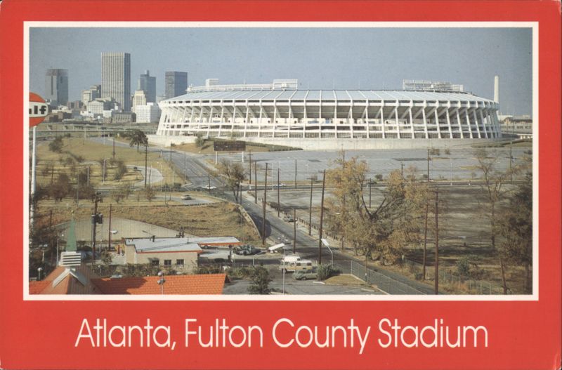 Atlanta, Fulton County Stadium Georgia