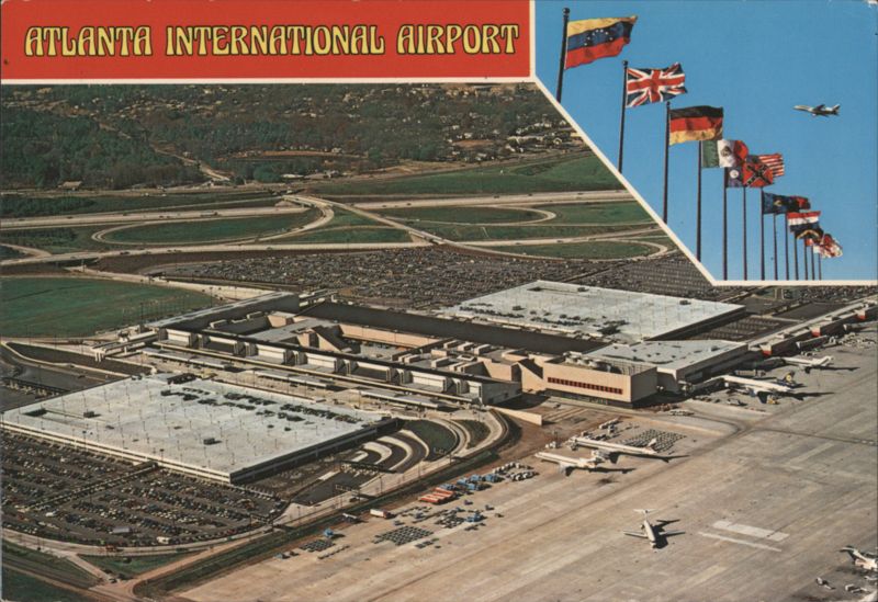Atlanta International Airport, Aerial View Georgia