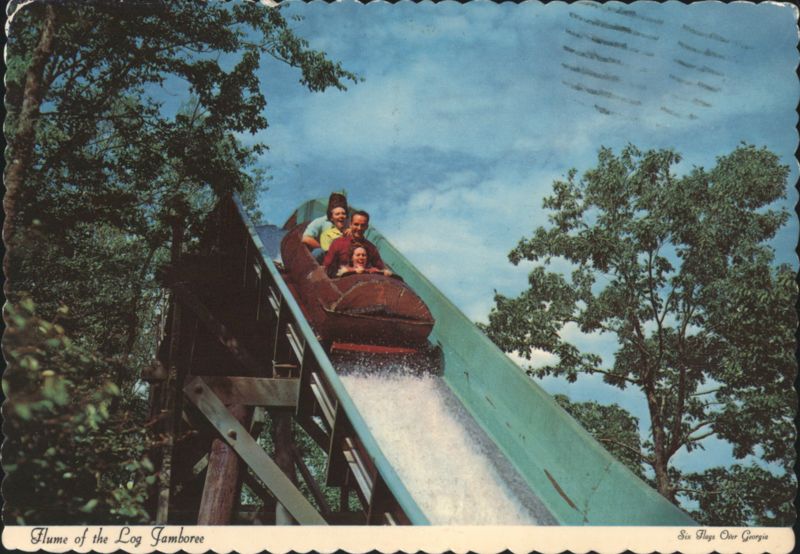 Flume of the Log Jamboree, Six Flags Over Georgia Atlanta