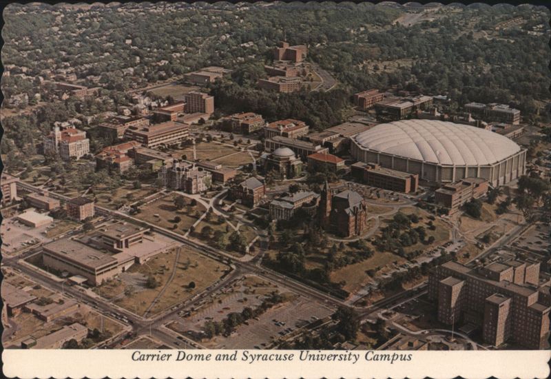 Carrier Dome and Syracuse University Campus New York