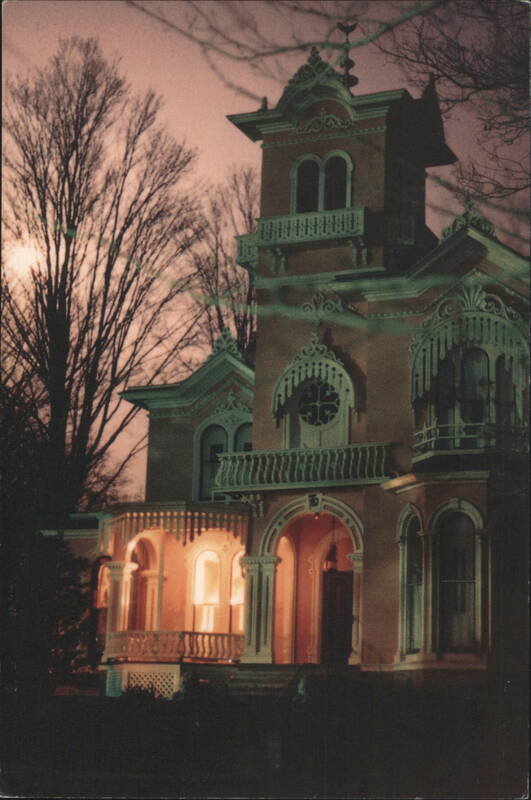 The Pink House, Wellsville, NY Landmark New York R. A. Saupé