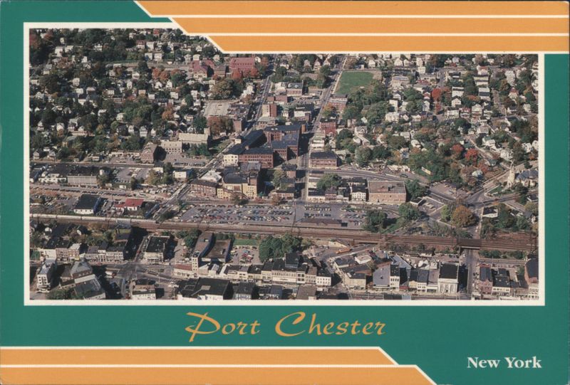 Aerial View of Port Chester, New York Bill Frei