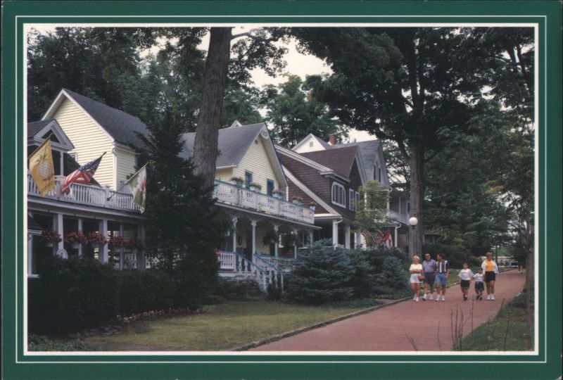 Brick Walk on Vincent Avenue, Chautauqua Institution New York