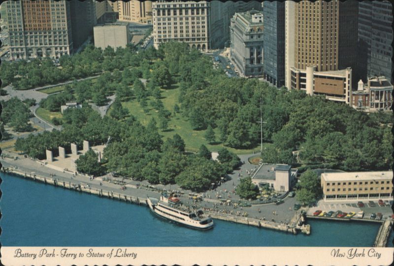 Battery Park - Ferry to Statue of Liberty New York City