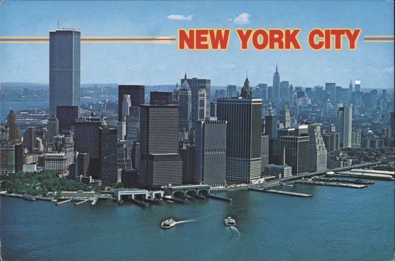 New York City Skyline with World Trade Center