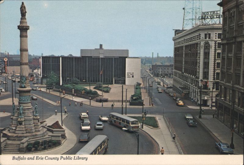 Buffalo & Erie County Public Library, Soldiers Monument New York