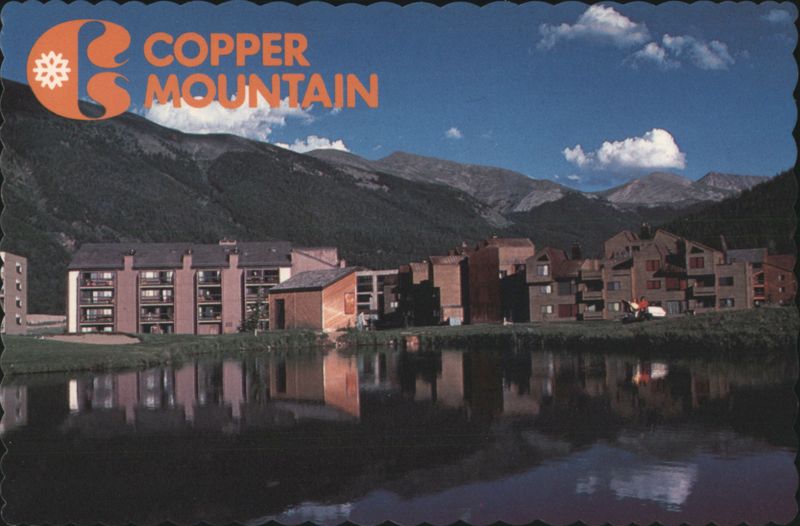 Copper Mountain Resort with Lake and Mountain Backdrop Colorado