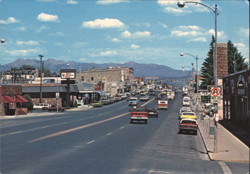 Busy Main Street, Cortez, Colorado Mac Miller