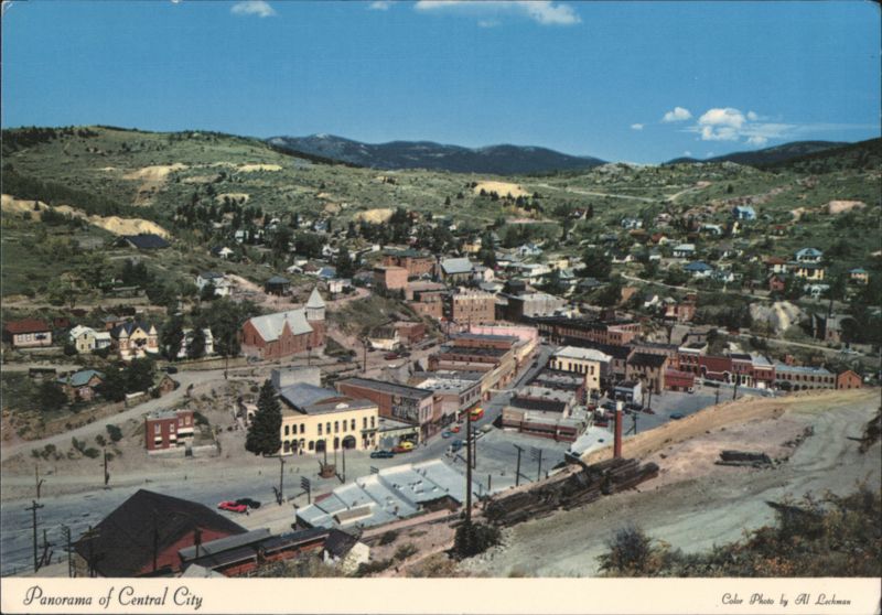 Panorama of Central City Colorado Al Lockman