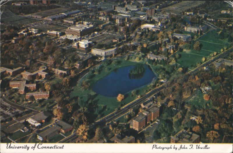 Aerial View of University of Connecticut Storrs John J. Urwiller