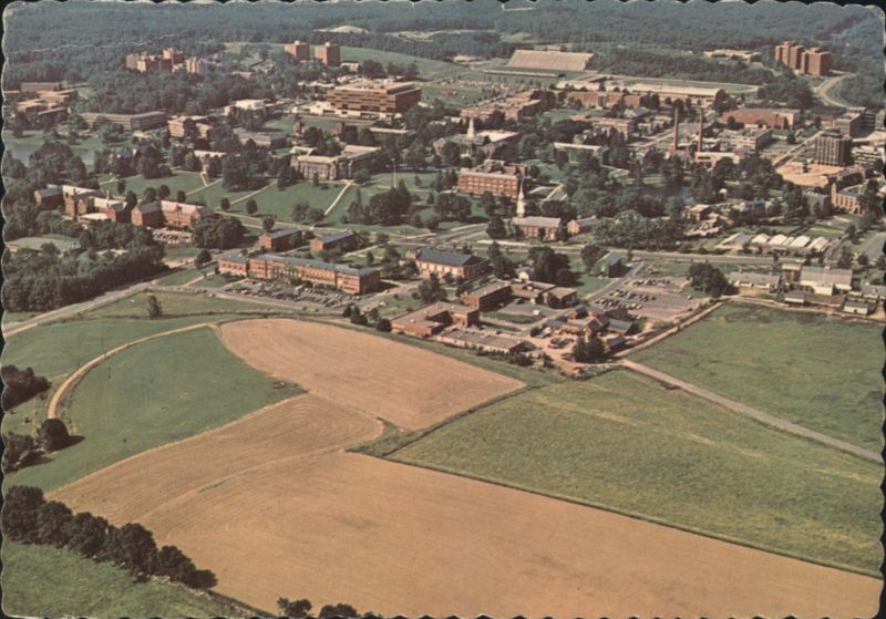 Aerial View, University Of Connecticut, Storrs, North End