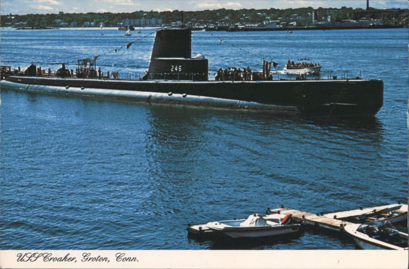 USS Croaker, World War II Submarine, Groton, CT Connecticut