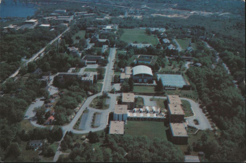 Connecticut College, Aerial View, New London Harbor