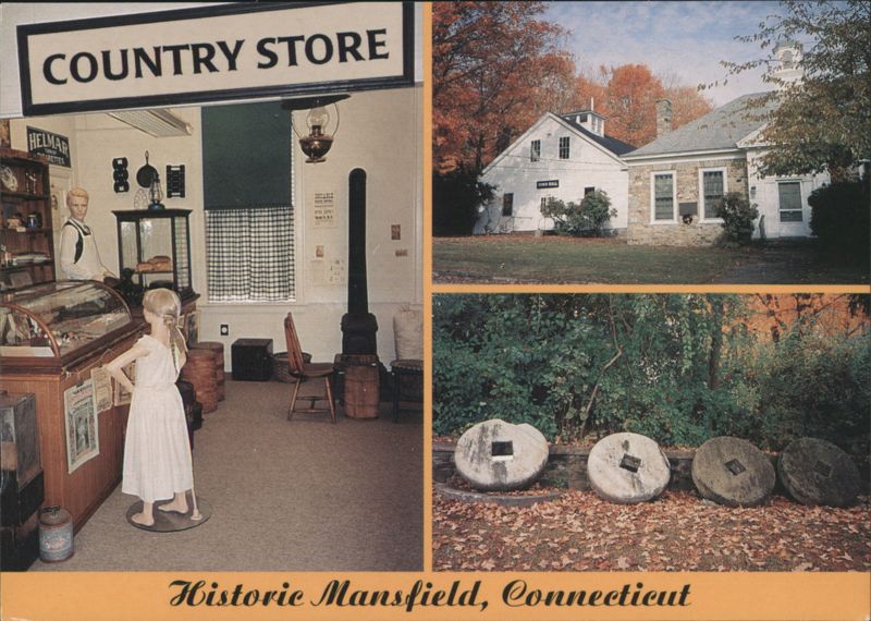 Historic Mansfield, Connecticut: Country Store & Millstones