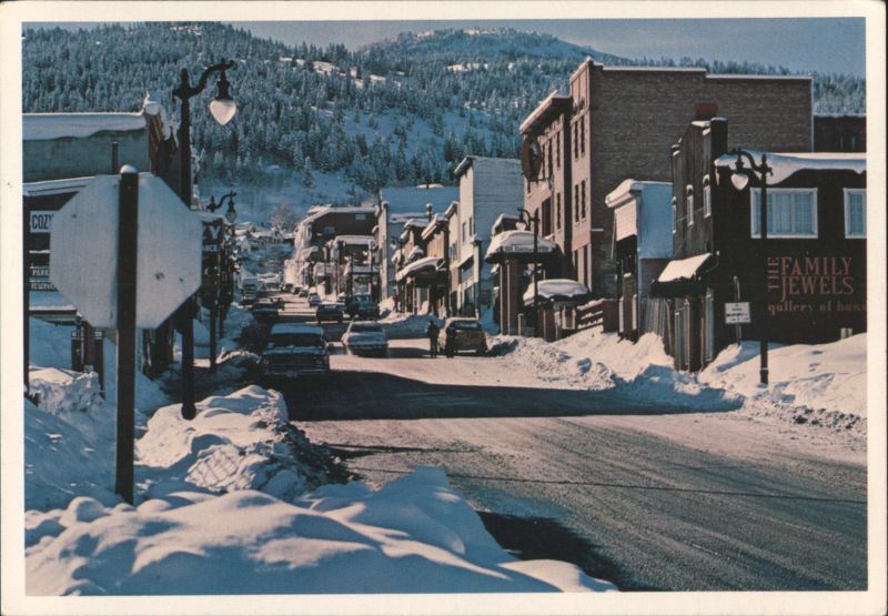 Main Street, Park City, Utah in Winter Nick Nass
