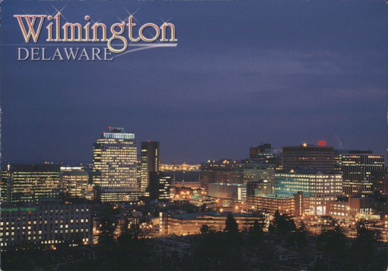 Wilmington, Delaware Skyline at Night Lisa J. Goodman