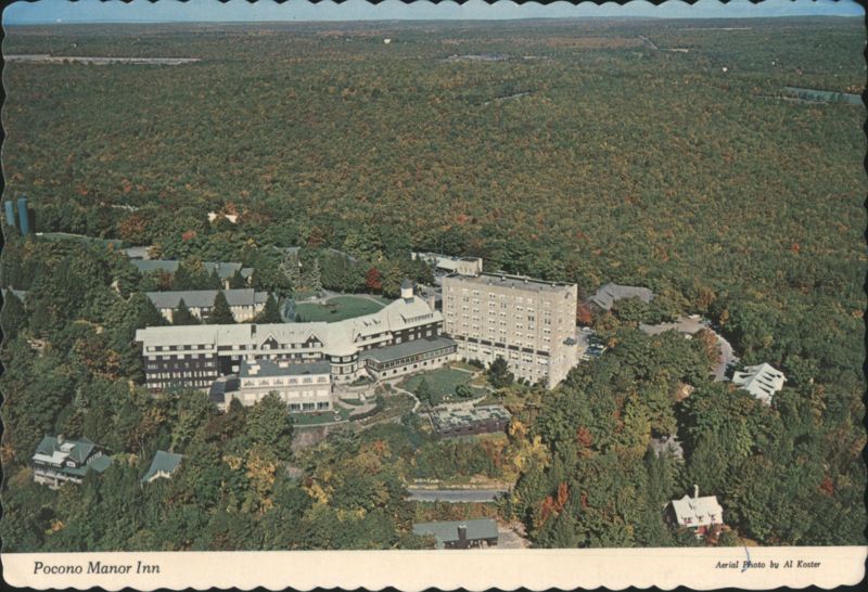 Pocono Manor Inn, Aerial View Pennsylvania Al Koster