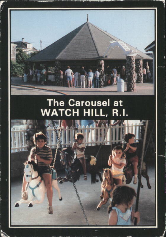 The Carousel at Watch Hill, R.I. Rhode Island B. L. Gordon
