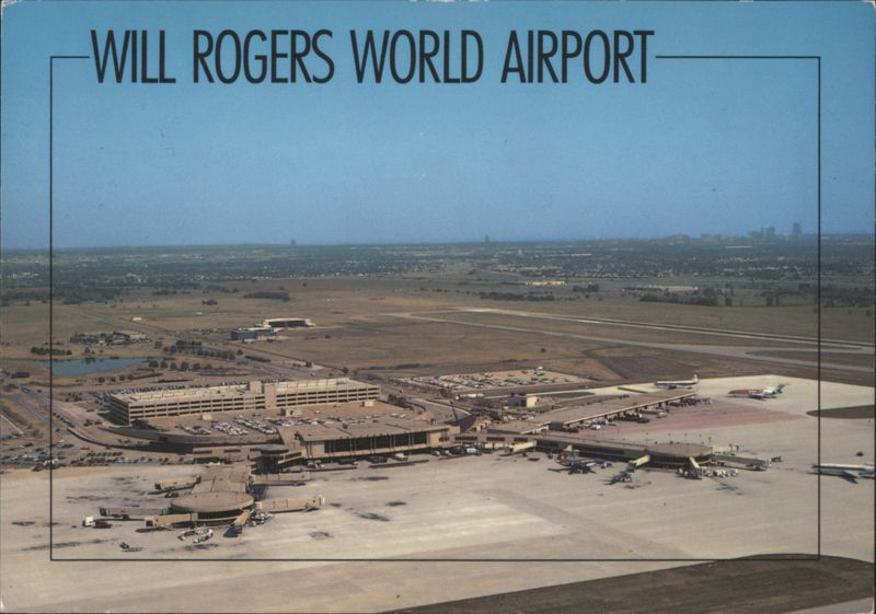 Will Rogers World Airport, Aerial View Oklahoma City