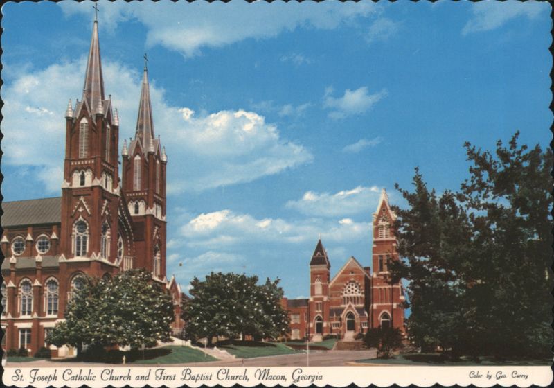 St. Joseph Catholic & First Baptist Churches, Macon Georgia