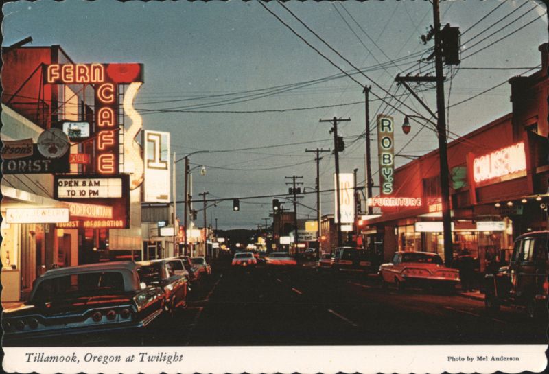 Tillamook, Oregon at Twilight Mel Anderson