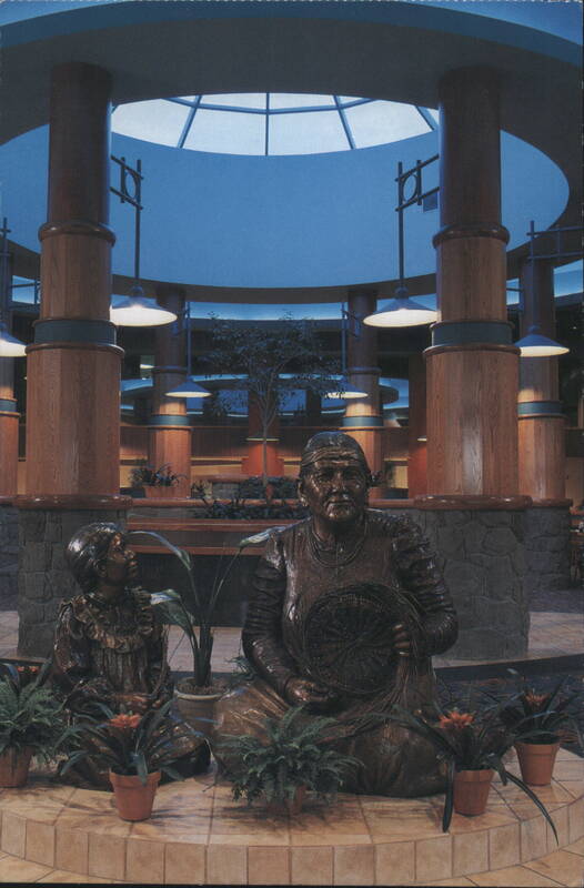 Bronze Statue of Martha Jane Sands, Spirit Mountain Casino Grand Ronde Oregon