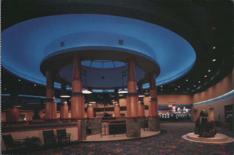 Spirit Mountain Casino, Rotunda Interior Grand Ronde Oregon