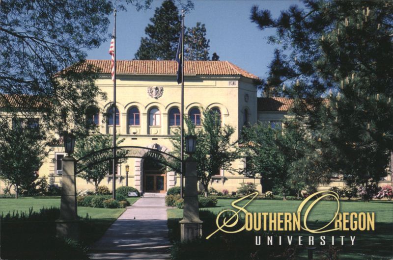 Southern Oregon University Main Building Entrance Ashland