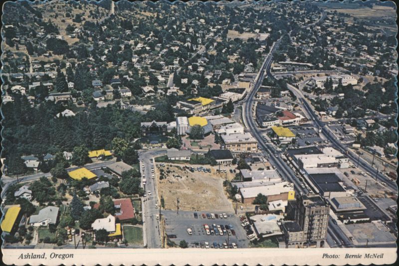 Aerial View of Ashland, Oregon Bernie McNeil