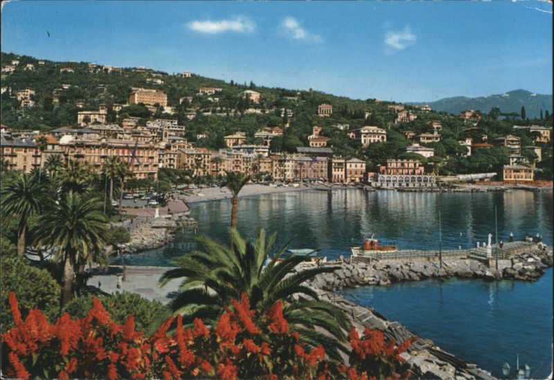 S. Margherita Ligure, Golfo Tigullio Panoramic View Italy