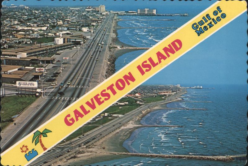 Galveston Island, Beach & Boulevard Texas