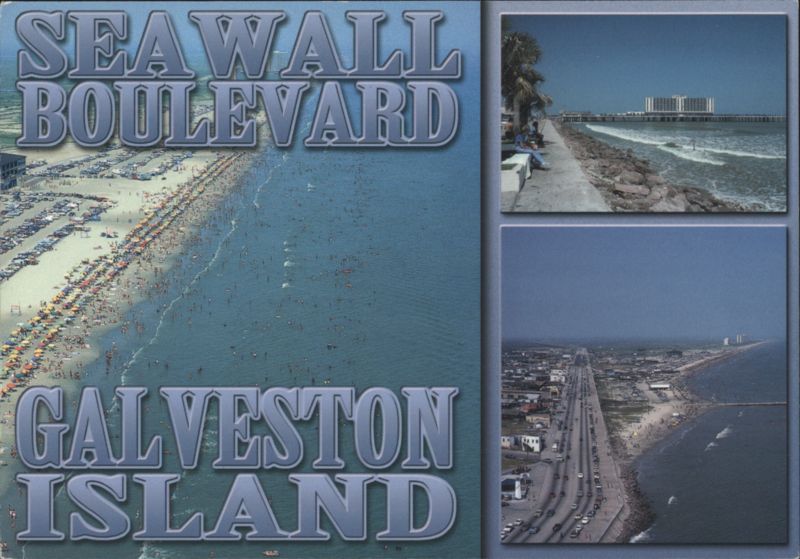 Seawall Boulevard, Galveston Island Texas Jim Wilson