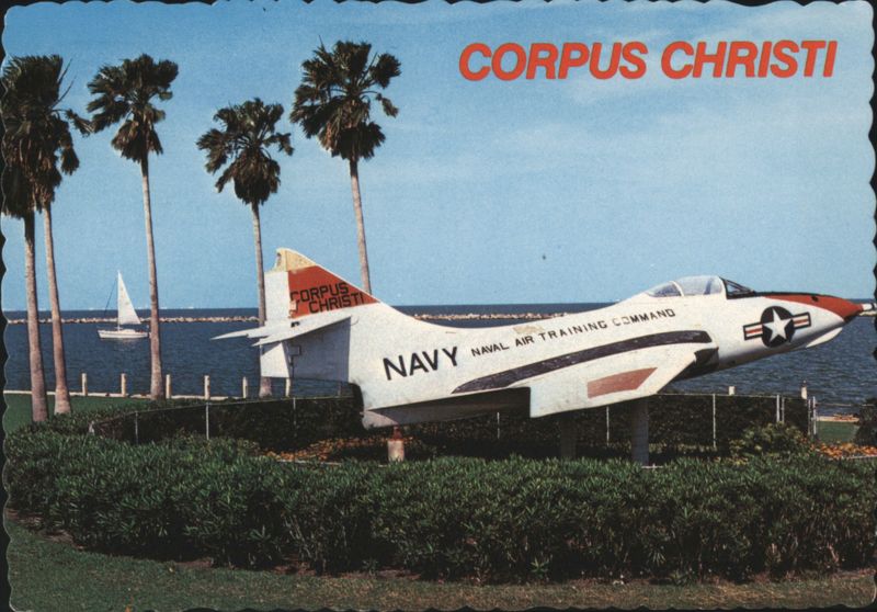 Corpus Christi Navy Naval Air Training Command Plane Texas