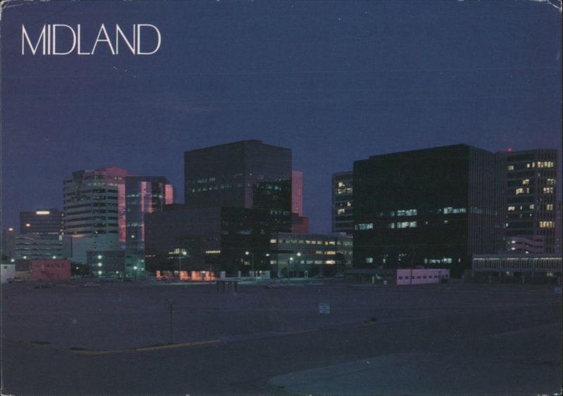 Midland, Texas Skyline at Dusk Chuck Hatler