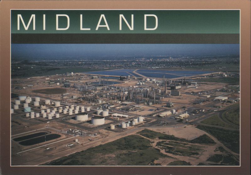 Midland, Oil Fields and Petroleum Industry Texas Bruce Finchum